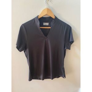 Callaway Women's Black Golf Shirt Size Large, Short Sleeve NWOT